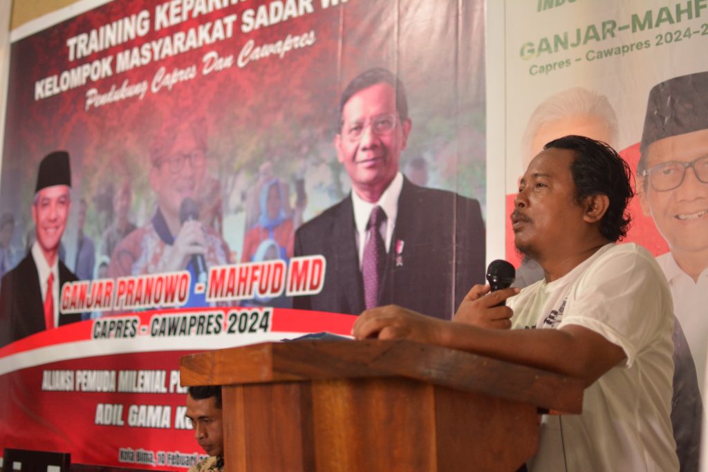 Ihsan Iskandad, Ketua Relawan Adil Gama Kota Bima, NTB. (Foto/Ihsan)