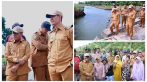 Bupati Bima Tinjau Rekonstruksi Jembatan Ujung Kalate Pasca Banjir