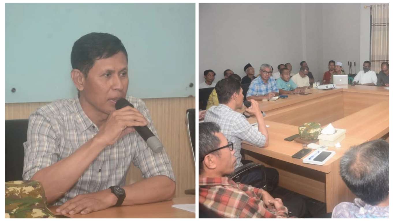 Wakil Bupati Bima dr. Irfan pimpin rapat penyelarasan program 'Selasa Menyapa'. Foto : Ist
