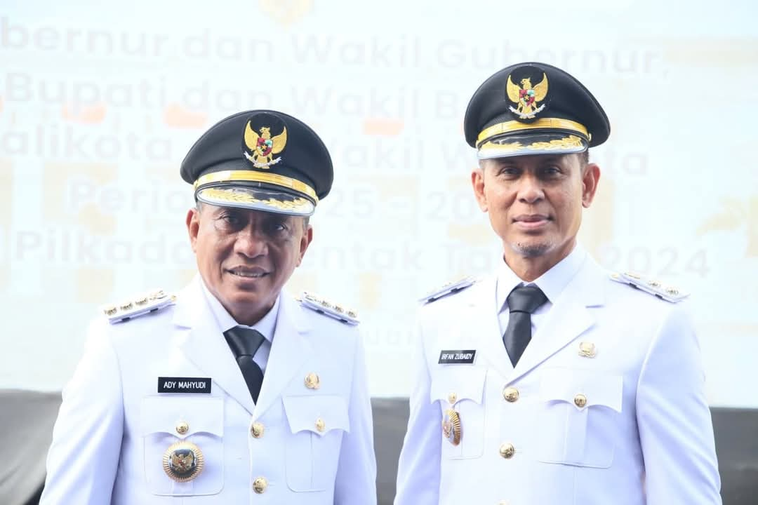 Bupati dan Wakil Bupati Bima ( Ady Mahyudi - dr. Irfan). Foto : Ist