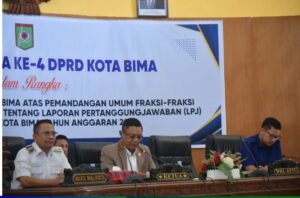 Wakil Wali Kota Bima Sampaikan Jawaban atas Pandangan Fraksi DPRD Terkait LPJ APBD 2024