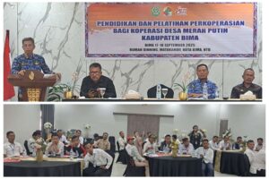 Pengurus Koperasi Desa Merah Putih Kabupaten Bima Ikuti Diklat