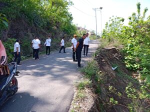 Ketua DPRD Kota Bima Tinjau Jalan Longsor di Rontu, Pemerintah Siapkan Langkah Darurat