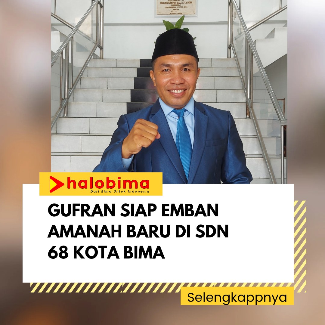 Gufran Diberi Amanah Baru Pimpin SDN 68, Siap Terus Mengabdi