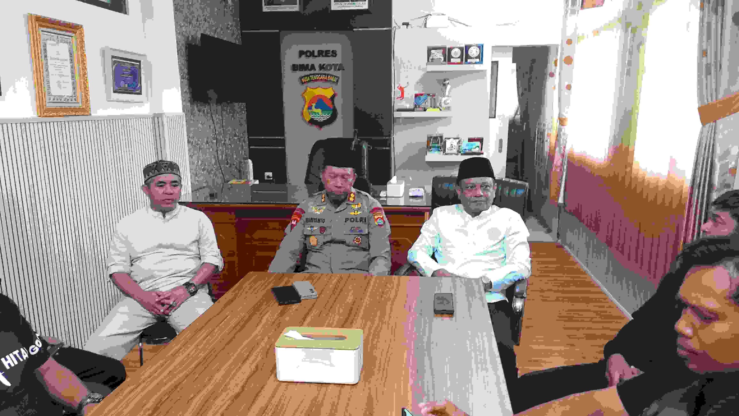 Hari Pertama Bertugas, Plh Kapolres Bima Kota Tegaskan Komitmen Perangi Narkoba dan jaga Kamtibmas