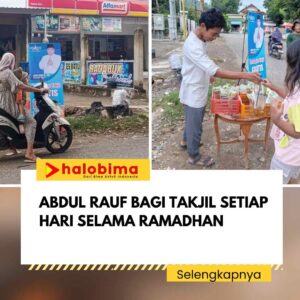 Abdul Rauf Bagi Takjil Setiap Hari Selama Ramadhan Abdul Rauf Bagi Takjil Setiap Hari Selama Ramadhan