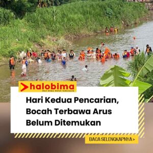 Hari Kedua Pencarian,  Bocah Terbawa Arus Belum Ditemukan