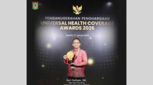 Layanan Kesehatan Diakui Nasional, Pemkot Bima Raih Penghargaan UHC Awards 2026 Layanan Kesehatan Diakui Nasional, Pemkot Bima Raih Penghargaan UHC Awards 2026