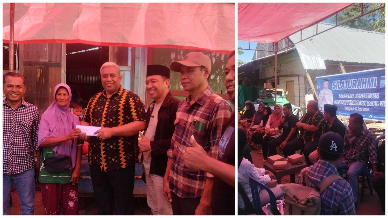 Abdul Rauf Bantu Renovasi Rumah Tidak Layak Huni di Kampung Sigi Kota Bima