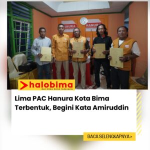 Lima PAC Hanura Kota Bima Terbentuk, Begini Kata Amiruddin Lima PAC Hanura Kota Bima Terbentuk, Begini Kata Amiruddin
