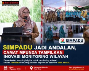 SIMPADU Jadi Andalan, Camat Mpunda Tampilkan Inovasi Monitoring Wilayah