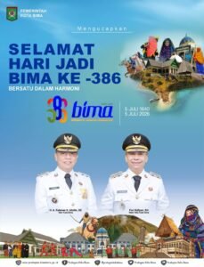 Pemerintah Kota Bima Mengucapkan Selamat Hari Jadi Bima Ke-386 Tahun 2026